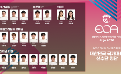 Hàn Quốc chốt đội hình 20 tuyển thủ dự Esports Championships Asia 2026