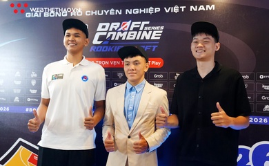 VBA Rookie Draft 2026: Dàn sao bóng rổ sinh viên được chọn, ĐKVĐ Buffaloes lấy tay ném 18 tuổi