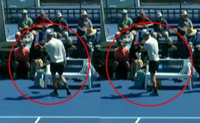 Hunter Johnson bị truất quyền thi đấu vì ném vợt trúng khán giả tại PPA Sacramento