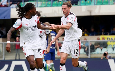 Leao kiến tạo, Rabiot ghi bàn đưa AC Milan lên chiếm ngôi nhì bảng Serie A