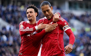 Liverpool thắng trận derby đầy kịch tính nhờ bàn thắng ở phút 90+10