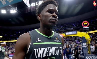 Rõ ràng không đạt 100% thể lực, Anthony Edwards chật vật cày ải 38 phút trước Nuggets