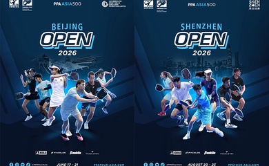 PPA Tour Asia mở rộng tại Trung Quốc, bổ sung hai giải đấu mới vào lịch thi đấu 2026