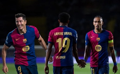 Bộ ba tấn công của Barcelona sụt giảm 35 bàn thắng so với mùa giải trước