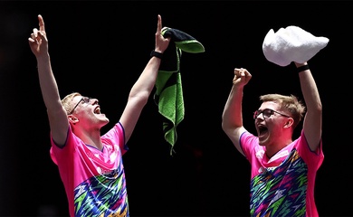 Anh em Lebrun dẫn đầu tham vọng huy chương của bóng bàn Pháp tại World Team Championships London