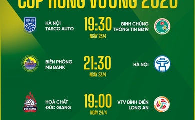 Lịch thi đấu cúp bóng chuyền Hùng Vương hôm nay 23/4: Những trận Bán Kết cân tài