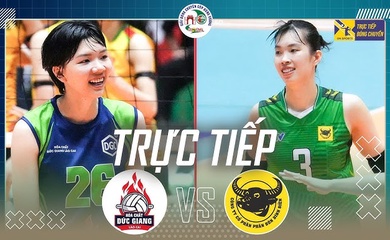 Link trực tiếp cúp bóng chuyền Hùng Vương ngày 24/4: VTV Bình Điền Long An vs Hoá chất Đức Giang