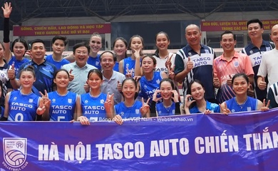 Hà Nội Tasco Auto nhận thưởng nóng sau chức vô địch Cúp Hùng Vương 2026