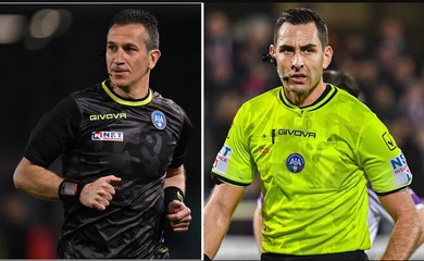 "Những trọng tài được yêu thích và không được yêu thích": Thành tích của Inter khi Colombo và Doveri cầm còi