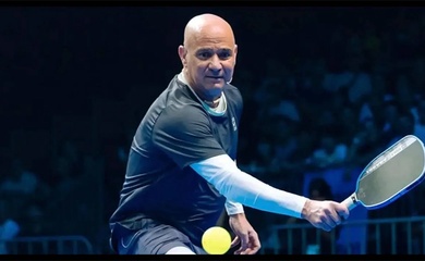 Huyền thoại tennis Andre Agassi thúc đẩy pickleball lên tầm cao mới với giải đấu riêng