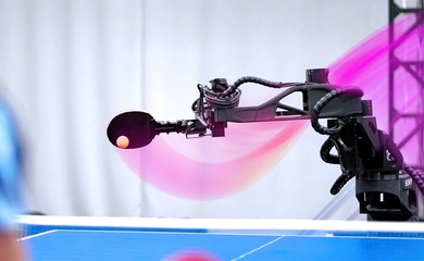 Robot bóng bàn đánh bại VĐV hàng đầu: Bước tiến mới của AI ngoài đời thực