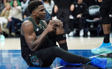 Cập nhật mới nhất: Anthony Edwards nghỉ ít nhất 2 tuần vì chấn thương đầu gối