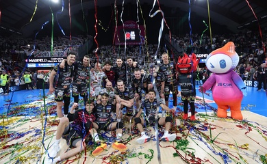 Perugia áp đảo Civitanova, chiếm lợi thế ở trận mở màn chung kết SuperLega Ý