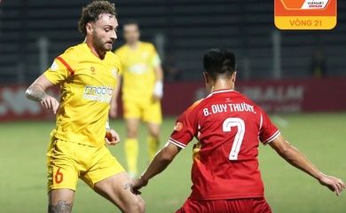 PVF-CAND chia điểm Hà Tĩnh, thoát đáy bảng V.League