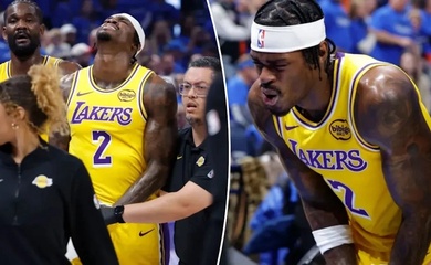 Tổn thất kép cho Lakers: Vừa thảm bại trước Thunder, vừa mất thêm chốt chặn phòng ngự