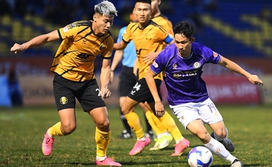 Thanh Hóa quật ngã Hà Nội dù chơi thiếu người, rộng cửa trụ hạng V.League