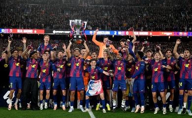 Đánh bại Real Madrid ở trận Siêu kinh điển, Barcelona lên ngôi vô địch La Liga