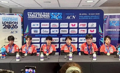 Tuyển bóng bàn Nhật Bản tiếc nuối ngôi vô địch, hướng tới màn phục thù tại Fukuoka 2028