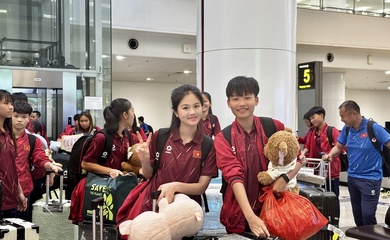 U17 nữ Việt Nam về nước sau hành trình chưa trọn vẹn tại châu Á
