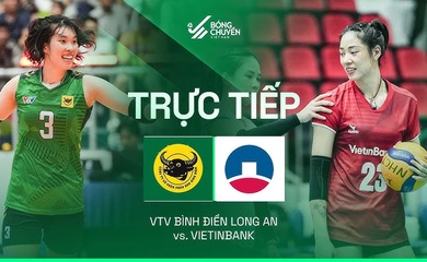 Link trực tiếp cúp bóng chuyền VTV9 Bình Điền hôm nay 16/5: VTV Bình Điền Long An vs Vietinbank