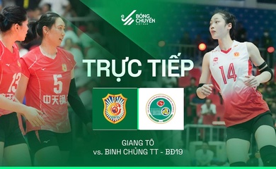 Link trực tiếp cúp bóng chuyền VTV9 Bình Điền hôm nay 16/5: Binh Chủng Thông Tin vs Giang Tô