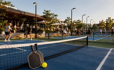 Châu Âu bắt đầu biến pickleball thành trải nghiệm lifestyle và social club