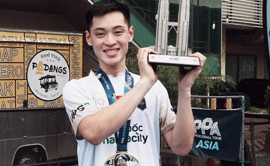 Lên ngôi vương Panas Kuala Lumpur Open 2026, Trương Vinh Hiển gom bao nhiêu tiền thưởng và điểm thưởng?