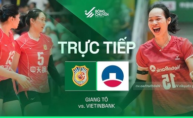 Link trực tiếp cúp bóng chuyền VTV9 Bình Điền hôm nay 18/5: Giang Tô vs Vietinbank