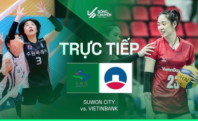 Link trực tiếp cúp bóng chuyền VTV9 Bình Điền hôm nay 22/5: Vietinbank vs Suwon City