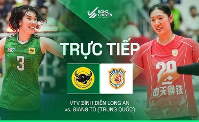 Link trực tiếp chung kết cúp bóng chuyền VTV9 Bình Điền hôm nay 20/5: VTV Bình Điền Long An vs Giang Tô