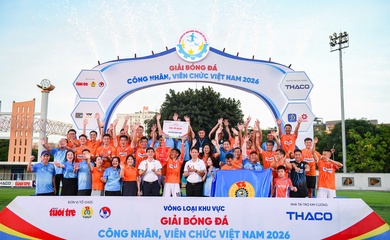 Công đoàn Ngân Hàng Việt Nam vô địch vòng loại phía Bắc Giải bóng đá công nhân, viên chức Việt Nam