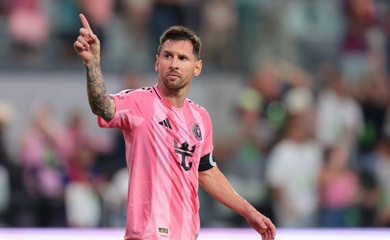 Messi hai lần kiến tạo cho Inter Miami trong hiệp 1 khó tin với 8 bàn thắng