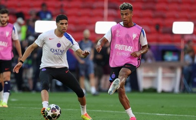 Đội hình xuất phát của PSG gặp Arsenal sẽ thế nào nếu Hakimi và Ruiz có mặt?