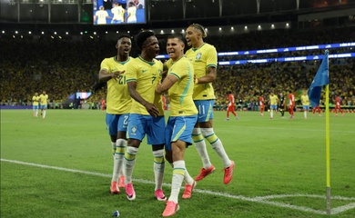 Vinicius cùng Brazil tạo "cơn mưa" bàn thắng trước thềm World Cup 2026