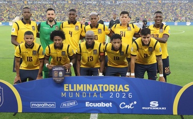 Ecuador công bố danh sách dự World Cup 2026: 13 cầu thủ giữ được vị trí từ năm 2022