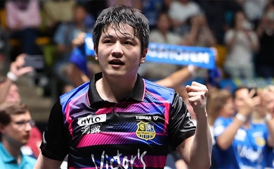 Fan Zhendong giành trọn 2 điểm đơn, đưa Saarbrücken hoàn tất cú ăn ba lịch sử của bóng bàn châu Âu