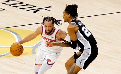 Jalen Brunson rực sáng giúp New York Knicks ngược dòng hạ Spurs tại Game 1 NBA Finals 2026