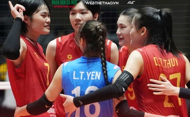 ĐT bóng chuyền nữ Việt Nam thắng áp đảo Lebanon trong ngày ra quân AVC Cup 2026