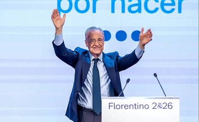Florentino Perez tái đắc cử chủ tịch Real Madrid nhưng lập tức "bẽ mặt" vụ Olise