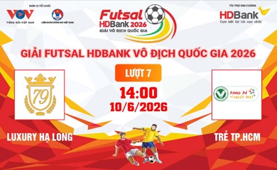 Link xem trực tiếp futsal HDBank VĐQG 2026: Luxury Hạ Long vs Trẻ TPHCM