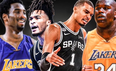 Victor Wembanyama và Stephon Castle xô đổ kỷ lục NBA của bộ đôi Shaq - Kobe