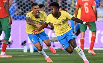Lập siêu phẩm vào lưới Marốc, Vinicius cân bằng cột mốc World Cup của Ronaldinho