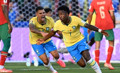 Vinicius cứu Brazil khỏi thất bại trước Marốc ở World Cup 2026