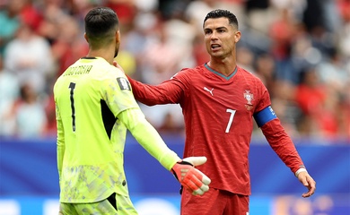 Cristiano Ronaldo gây thất vọng trong ngày Bồ Đào Nha mất điểm trước CHDC Congo
