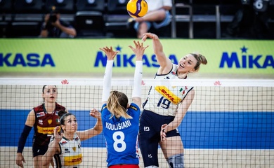 ĐKVĐ Ý khởi đầu tuần 2 VNL 2026 bằng chiến thắng huỷ diệt Cộng hoà Séc