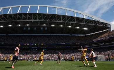 Bóng đá Mỹ nối dài mạch thắng tuyệt đối trên sân Seattle Stadium