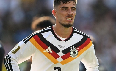 VIDEO: Kai Havertz đánh đầu tinh tế, Đức san bằng tỷ số 1-1 trước Paraguay vòng 1/16