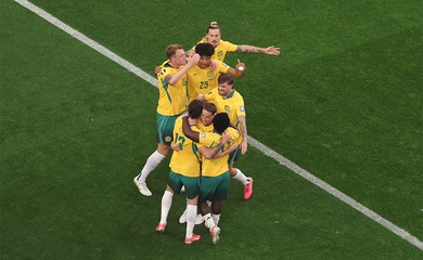 Video: Australia gỡ hòa 1-1 ở phút 55 nhờ pha phản lưới của Mohamed Hany.