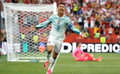 VIDEO: Ronaldo ghi bàn đầu tiên ở vòng knock-out World Cup sau 6 kỳ tham dự