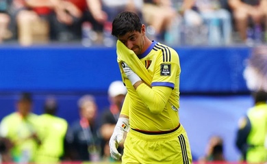 Thủ môn Courtois úp mở chia tay tuyển Bỉ sau thất bại trước Tây Ban Nha